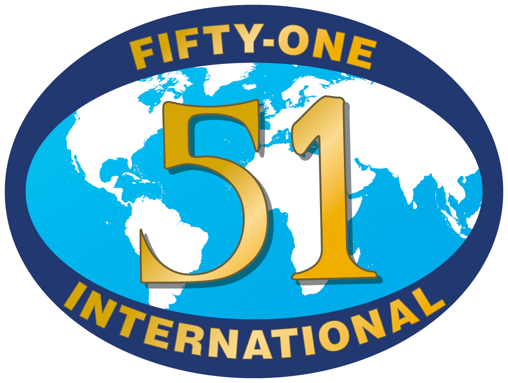 Fifty-one international logo